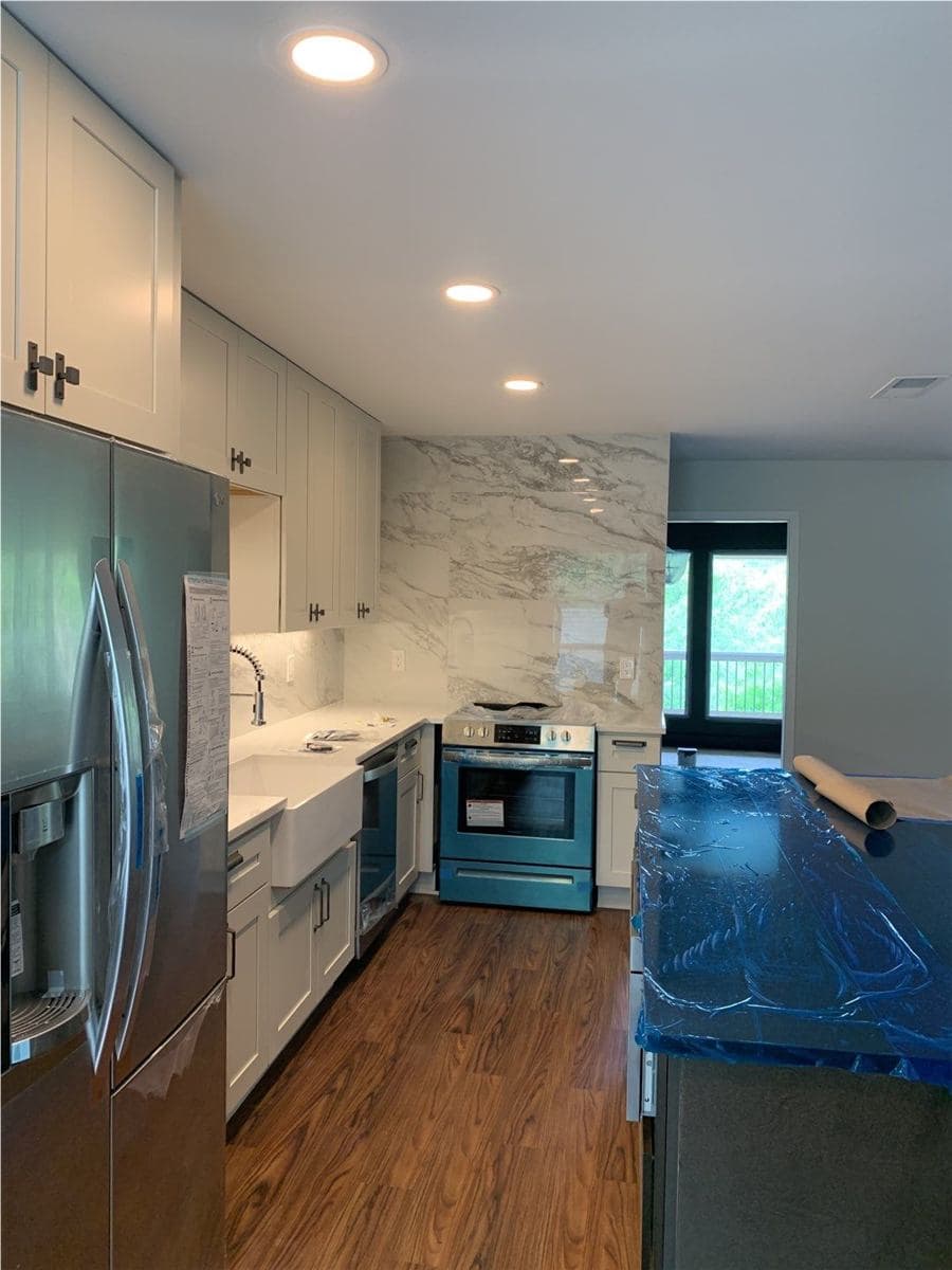 Kitchen renovation in progress by CDG Restoration & Construction in the Austin, TX area
