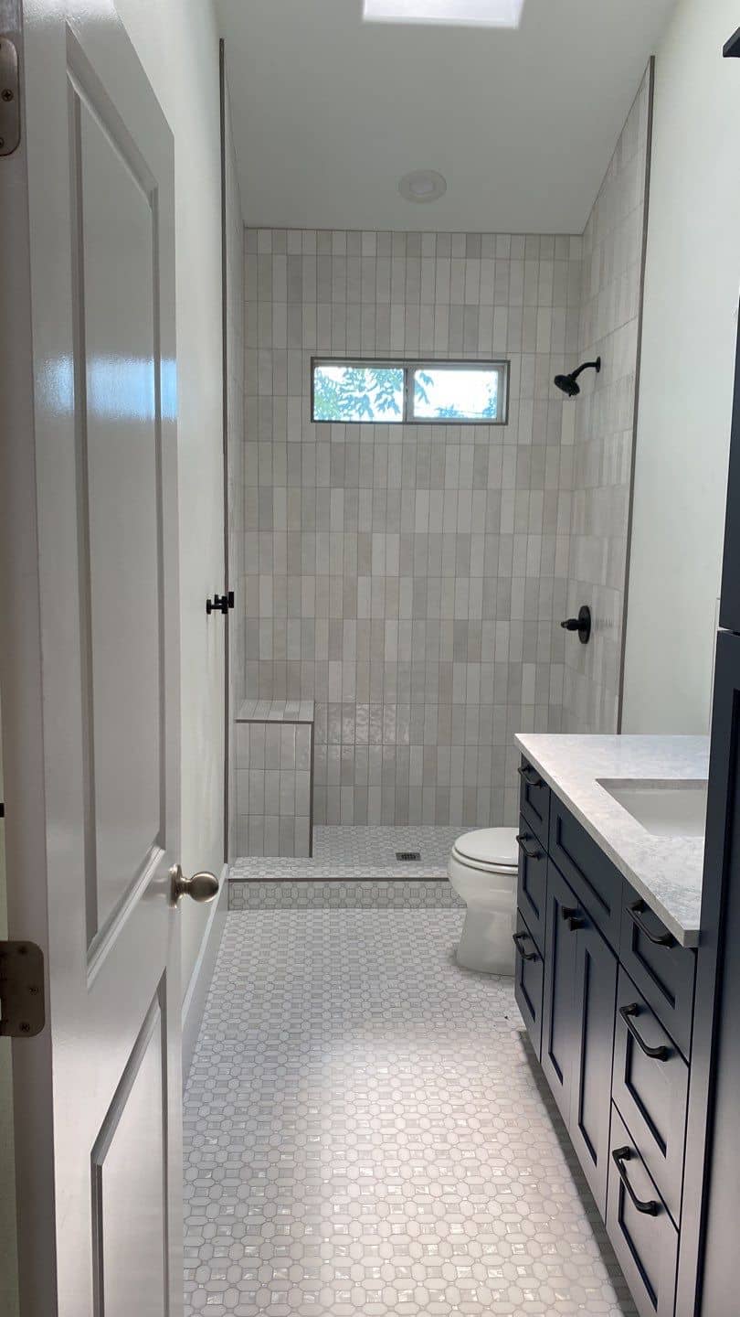 Bathroom Renovation completed by CDG Restoration & Construction in the Austin, TX area
